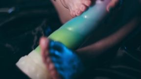 Gorgeous Marilou is Back to Evol Feet: Foot Worship and Hot Masturbation With The Queen