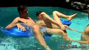Straight best friend gay porn Ayden, Kayden &amp_ Shane - Pooltime