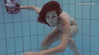 Sima Lastova underwater hot brunette babe