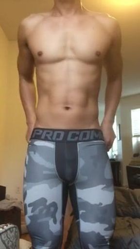 Went to gym with chastity and bootie ass-plug in my fuckhole