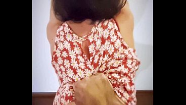 Real Cheating. Husband Went to Work and She Fucked Her Lover