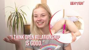 ”Ersties - Charming Blonde Babe From Ukraine Uses a Vibrator To Satisfy Her Desires”