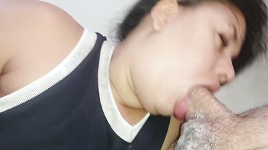 Why this blowjob is the best in porn rough deep throat gagging asmr