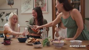 Lesbian Group Fantasy Sex with Toys