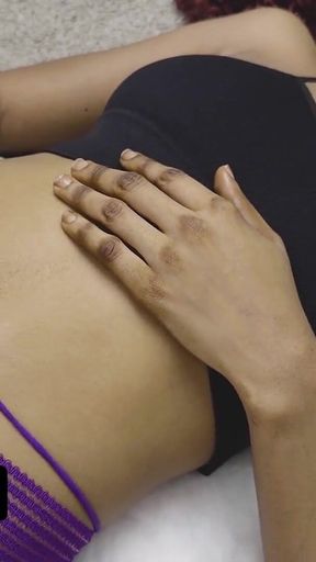Ebony Babe Sucks and Fucks Lucky Dude