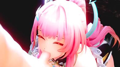 Ameath’s birthday surprise leaves Rover dripping with hardcore hentai cum
