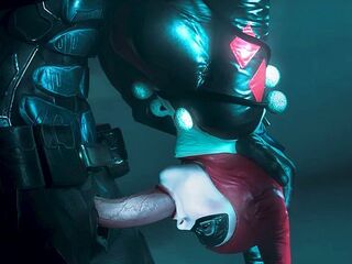 Harley Quinn Sucks and Screws Batman
