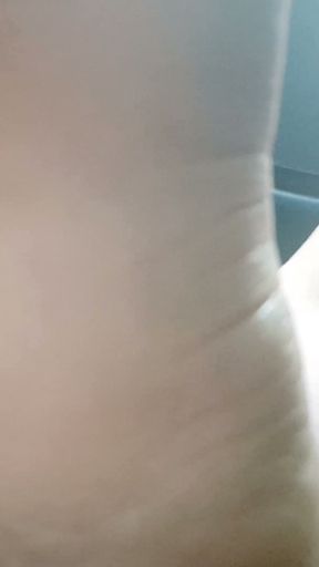 Heavy Traffic Pedal Pumping in Boho Slides: Low-cut Ethnic Dress POV