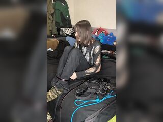 trying head harnes hogtie
