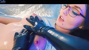 Sia Siberia In Sexy Brunette In Glasses Is Fucked By A Big Tentacle Dildo Toy