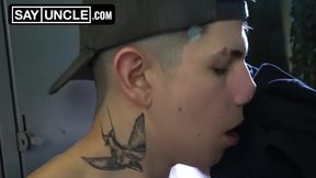 Cadet Caught Jerking Off to Our Underwear Now He's Tasting Our Cocks