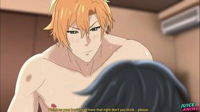 Gay Hentai - My Femboy Boyfriend's First Time Uncensored - Bara Yaoi