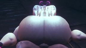 WTF Juri Han gets fucked and her ass and tits Grow ! (RandoXWando) Honey Select 2