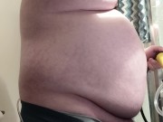 Belly Inflation with Almost 2 Gallons of Water