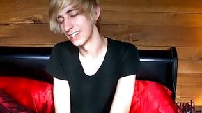 Teen stud receives spunk after raw impaling lesson doggy