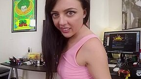 Whitney Wright In Brunette Gets Horny Watching Your Vr Porn