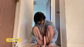 A huge cock penetrated my little ass when I turned 18