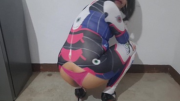 Full Version: Big Ass Transsexual Dva Ass Clapping, Wedgie and Anal Gape with Inflatable Dildo after Spanking her Butt
