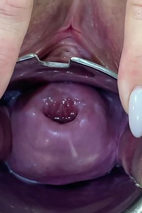 Glass Dildo Cervix Penetration