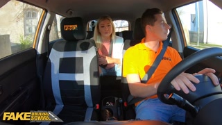 FakeDrivingSchool Cayla Lyons told Fuck Me and I'll Be Your Taxi