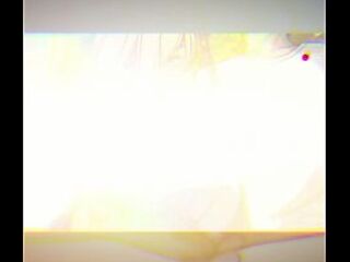A music movie scene featuring a 2D comics angel from HoneyToon