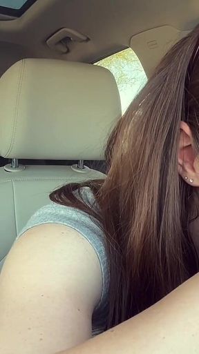 Cumming *embarassingly* Hard in a Starbucks Drive Thru (lush Control Part 2)