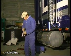 A Sexy, Sexy, Gang-bangy Truck Driver!