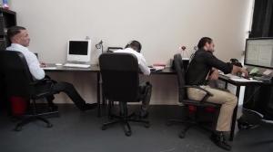 The Gay Office: Fucking amongst bubble butt hunk