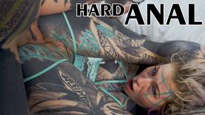 ”Tattoo Hottie Anuskatzz Get Ravaged Balls Deep In Her Booty”
