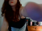 Curvy French Maid getting frisky!