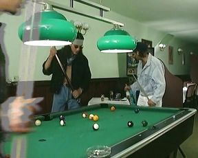 Two Fabulous German Chicks Having a Great Time on a Pool Table