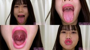 Rin Amasawa - Erotic Long Tongue and Mouth Showing - MOV