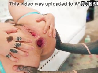 Goth Angels FISTING enjoyment time, BIZARRE ANAL PLAY