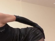 My new sissy play home alone