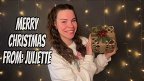 Merry Christmas, From: Juliette