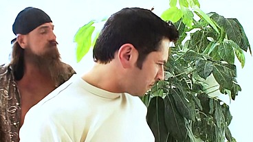 She rides that cock while wifey stares her down, getting so worked up that she's down with...