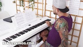 REALITY KINGS - Barbie Rous Gets Bent Over The Keyboard For Her Hottest Piano Lesson Ever