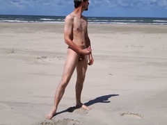 Outdoor Handjob on the Beach with Denis Matern