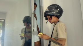 I'll Pay You if You Me Without a Condom. Tamil Indian Pays Debt to White Guy with a Good Fuck Without a Condom and Cumshot Insid