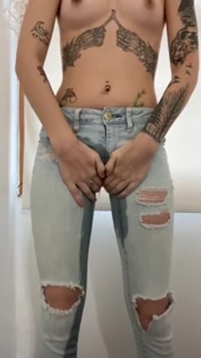 full bladder desperation piss and play