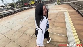 HomemadeXXX - Big-Ass Train Attendant Sophia Invites Her Boyfriend Onto the Train
