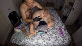 Stepdaughter needs to be punished for being naughty.
