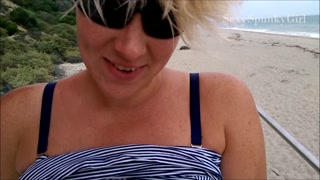Beach Life Guard Station Facial Cumshot Outdoor Sex Adventures #15