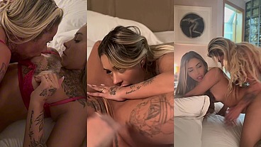 MILF e ninfeta Maitê Hedonê e Yasmin Ávila fazendo uma sacanagem muito gostosa, usando brinquedinhos.