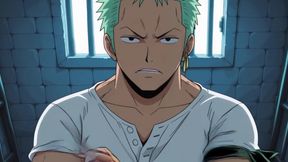 Nico Robin Fucks with Zoro in a Prison Cell! One Piece Uncensored Hentai POV