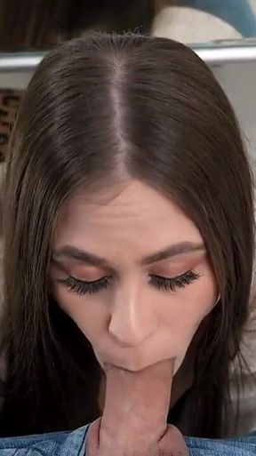 Water Conservation Fuck - Stepsister Convinces Stepbro to Scrub Her Back and Drill Her Wet Cunt
