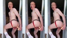 lanatuls - anal slut and whore - fucking pussy mancunt with dildo. tg: moscowfaggot