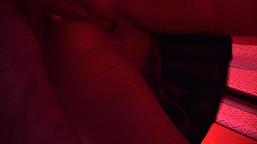 Squatting over him, Cindy feels her pussy fill with thick cock while she rubs and fingers Elena