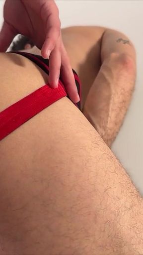 Harry_jen | Fucking Bottom in Sexy Jockstrap Live Webcam with Creampie