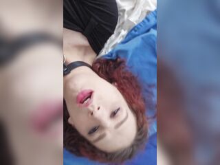 Glamorous trans GF dildos her chunky butt and cums for u - Booty to throat